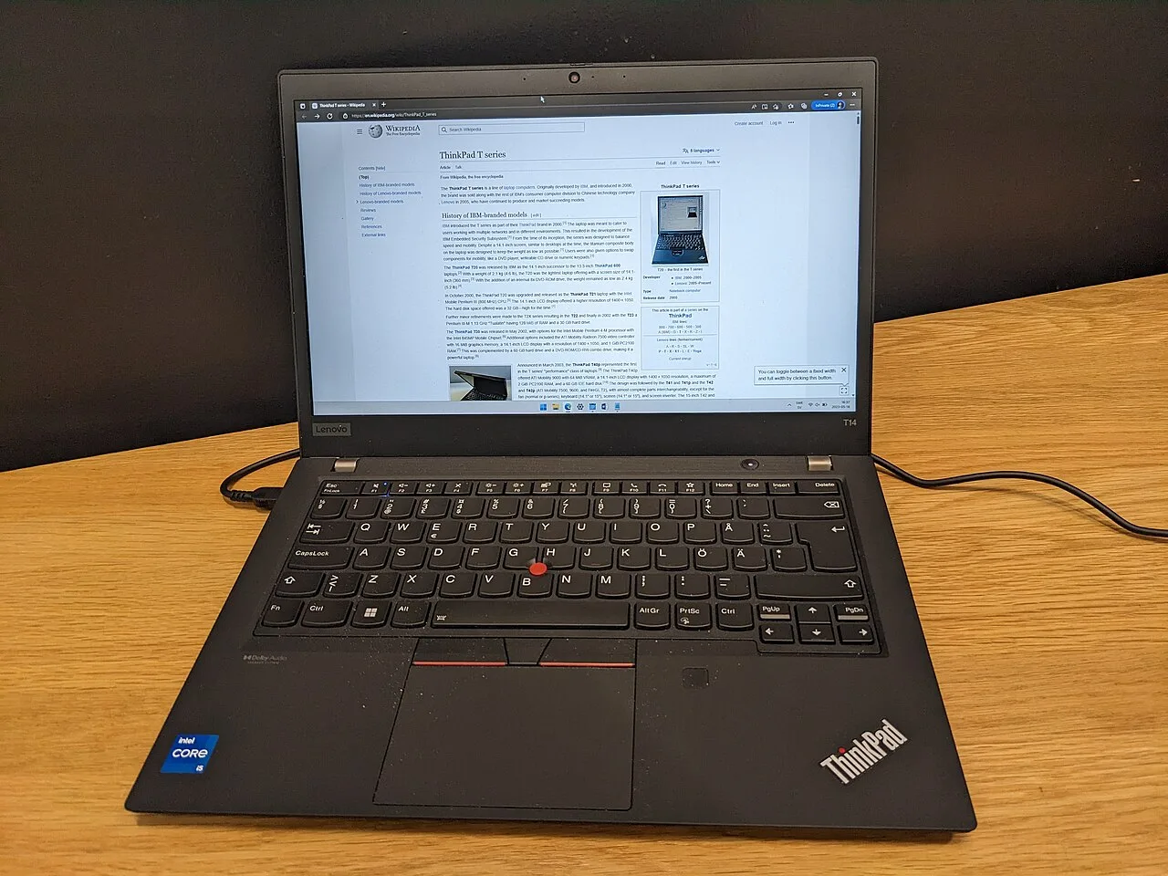Lenovo ThinkPad T14 Gen 2 (Intel)